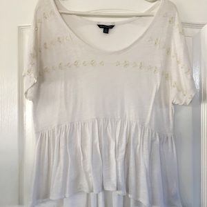 Boho embroidered top from AE
